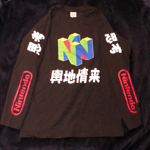 Nintendo 64 long sleeve shirt Clearance